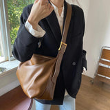 Casual Women Shoulder Bags PU Leather Large Capacity Crossbody Handbag
