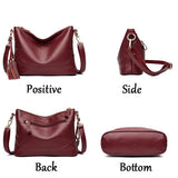 Tassel Leather Crossbody Bags for Women High Quality Ladies Handbag