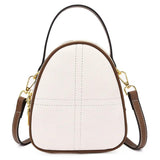 Vintage Leather Messenger Crossbody Bag Small Shoulder Purse