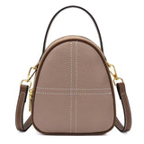 Vintage Leather Messenger Crossbody Bag Small Shoulder Purse