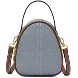 Vintage Leather Messenger Crossbody Bag Small Shoulder Purse