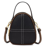 Vintage Leather Messenger Crossbody Bag Small Shoulder Purse