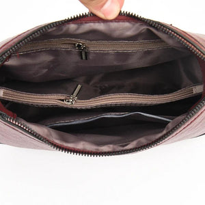 Women's Shoulder Bag Light Retro Soft Leather Messenger Bag