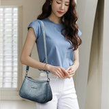 Women's Shoulder Bag Light Retro Soft Leather Messenger Bag