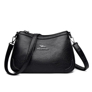 Women's Shoulder Bag Light Retro Soft Leather Messenger Bag