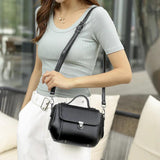 Women's Small Crossbody Bag PU Leather Messenger Bag