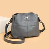 Soft Leather Ladies Shoulder Bags Casual Crossbody Bags for Women