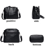 Soft Leather Ladies Shoulder Bags Casual Crossbody Bags for Women