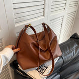Women's Casual Shoulder Bag Soft Leather Crossbody Tote Handbag