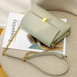 Small PU Leather Shoulder Bag for Women Crossbody