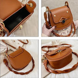 Crocodile Pattern PU Leather Crossbody Bag