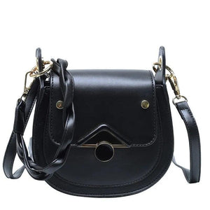 Crocodile Pattern PU Leather Crossbody Bag