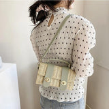 Retro Straw Crossbody Bag Rattan Handbag Beach Shoulder Female Bag WLHB2364