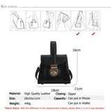 Stone Pattern Women's Shoulder Bag High Leather Ladies Messenger Bags