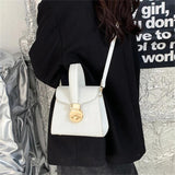 Stone Pattern Women's Shoulder Bag High Leather Ladies Messenger Bags