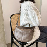 Crocodile Pattern Shoulder Bags Vintage Small PU Leather Handbags