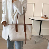 Women's Canvas Messenger Handbag Large Capacity Shoulder Handbags