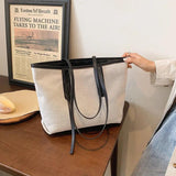 Women's Canvas Messenger Handbag Large Capacity Shoulder Handbags
