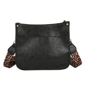 Vintage Leopard Shoulder Bag Women Leather Crossbody Bag For Female Large Tote