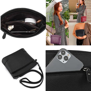 Leather Women's Bucket Bag Large Capacity Single Shoulder Messenger Handbag