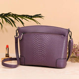 Leather Women's Bucket Bag Large Capacity Single Shoulder Messenger Handbag