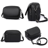 Cowhide Women's Casual Bag Messenger Crossbody Shoulder Handbag