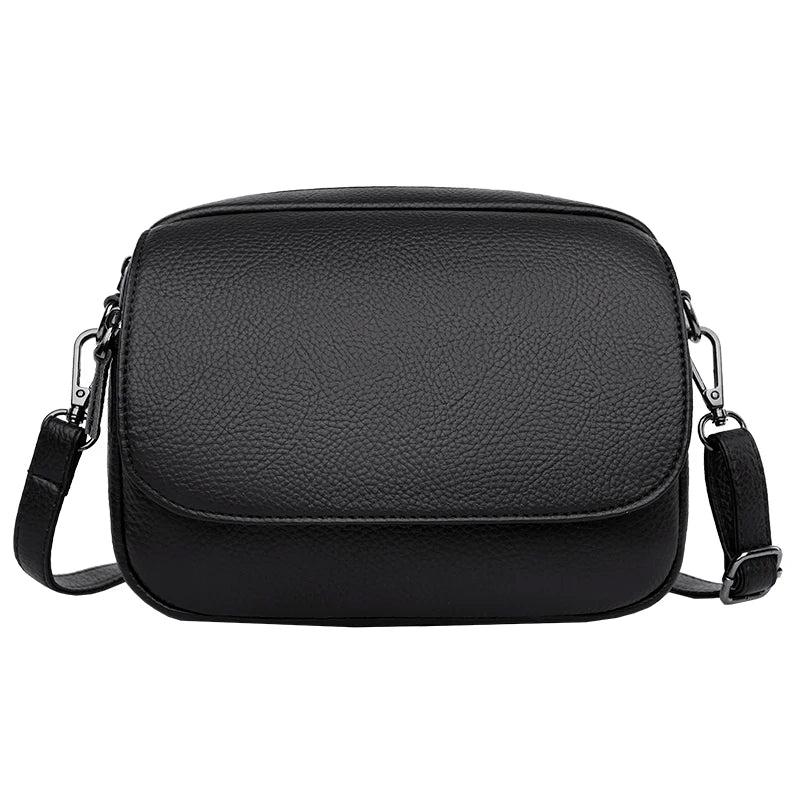 Cowhide Women's Casual Bag Messenger Crossbody Shoulder Handbag