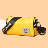 Women Leather Handbag Ladies Shoulder Bags Casual Letters Female Messenger Bag