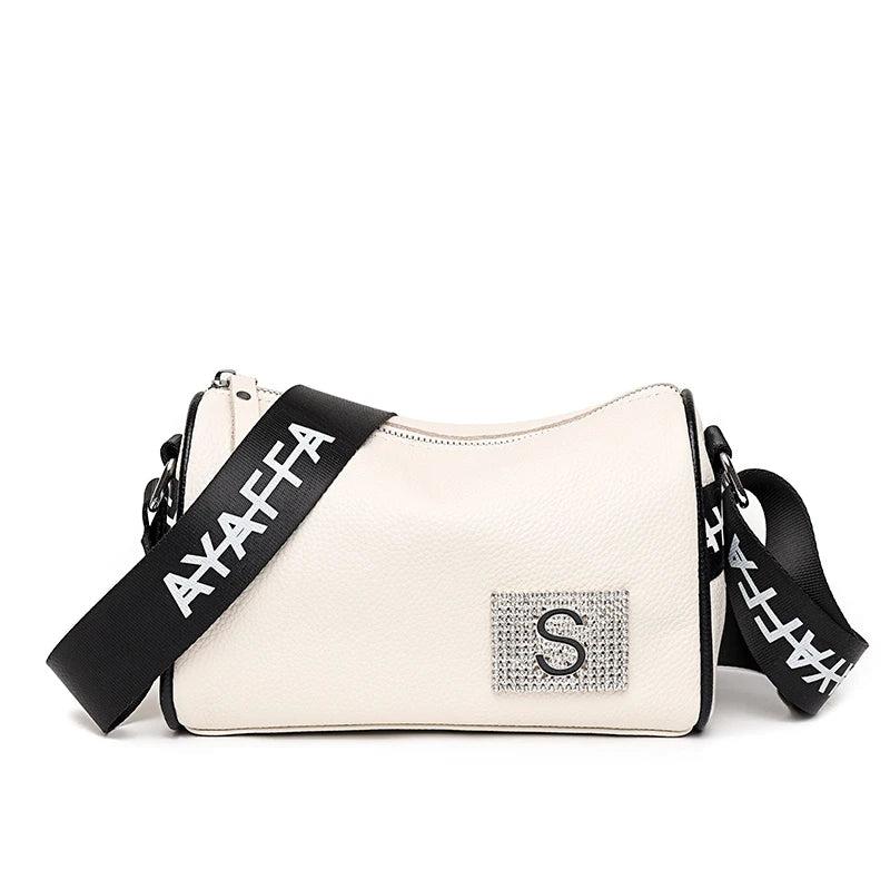 Women Leather Handbag Ladies Shoulder Bags Casual Letters Female Messenger Bag