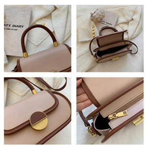 Vintage Women's Shoulder Bag High Leather Handbag