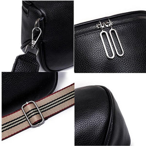 Leather Women's Handbag Diamonds Cowhide Shoulder Bag