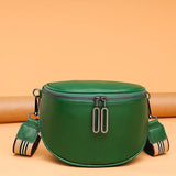Leather Women's Handbag Diamonds Cowhide Shoulder Bag