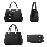 Vintage High Capacity Female Shoulder Bag Woman Bow Purses and Handbags