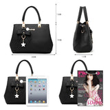 Vintage High Capacity Female Shoulder Bag Woman Bow Purses and Handbags