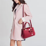 Vintage High Capacity Female Shoulder Bag Woman Bow Purses and Handbags