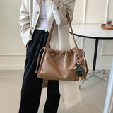 Women Pu Leather Handbags Large Capacity Ladies Shoulder Messenger Bags