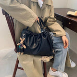 Women Pu Leather Handbags Large Capacity Ladies Shoulder Messenger Bags
