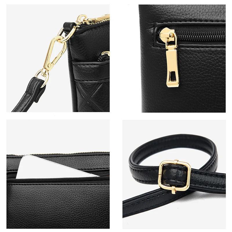Mini Women's Clutch Bag Classic Lattice Crossbody Shoulder Bags