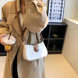 Women PU Leather Shoulder Bag High Ladies Small Tote Messenger Bags