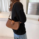 Women PU Leather Shoulder Bag High Ladies Small Tote Messenger Bags