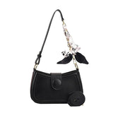 Women PU Leather Shoulder Bag High Ladies Small Tote Messenger Bags
