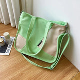 Women Canvas Shopping Bags Shoulder Bag Large Capacity Handbag