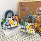 Canvas Tote Bag for Women Shopper Bag Crossbody Handbag