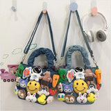 Canvas Tote Bag for Women Shopper Bag Crossbody Handbag