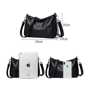 Soft Pu Leather Crossbody Shoulder Bag for Women
