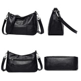 Soft Pu Leather Crossbody Shoulder Bag for Women