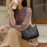 Leather Shoulder Bag Casual Crossbody Bags for Women Handbag
