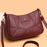 Leather Shoulder Bag Casual Crossbody Bags for Women Handbag