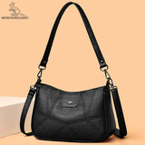 Leather Shoulder Bag Casual Crossbody Bags for Women Handbag