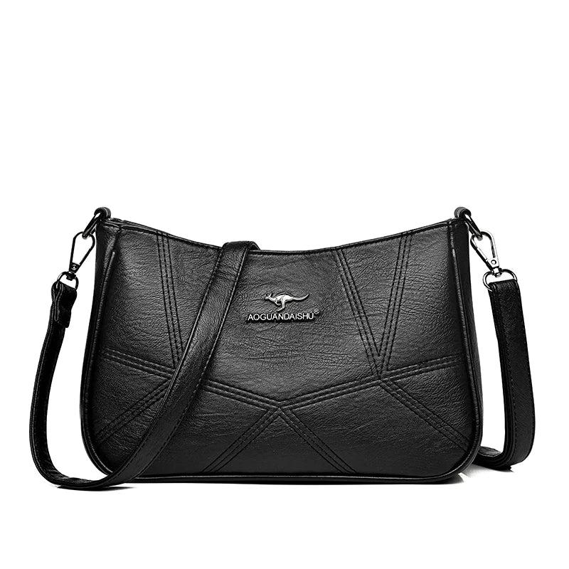 Leather Shoulder Bag Casual Crossbody Bags for Women Handbag